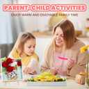 2 Sets DIY Vase Mosaic Painting Kit Mosaics Arts Craft Set with Vase Flower Accessories Handmade Art Painting Kit for Adults Handcraft Course Creativity Artwork Gift Home Room Decor