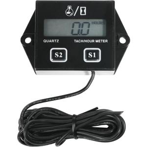 Tachometer,Car Accessories Small Engine Tachometer,Waterproof Inductive Tacho Gauge,Automotive Tachometers,Suitable for Most Tractor Generator Motorcycle Chainsaw Marine ATV Motorcycle UTV