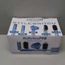 StyleSwitch Ionic Multi-Styler, Air Styler and Hair Dryer, Lightweight Hot Air Brush with 5 Attachments, Automatic Dual Voltage (Blue)