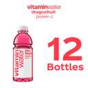 vitaminwater zero sugar power-c, electrolyte enhanced water w/vitamins, dragonfruit drinks, 20 fl oz (Pack of 12) (EXP 02/02/26)