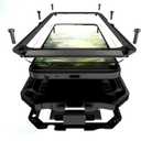 Lunivop for Motorola Moto G 2025/2026/ Moto G Play 2026 Case 6.7 Inch Metal Heavy Duty Phone Case Built-in Screen Protector Full Body Protective Dust Proof Military - Grade Rugged Black