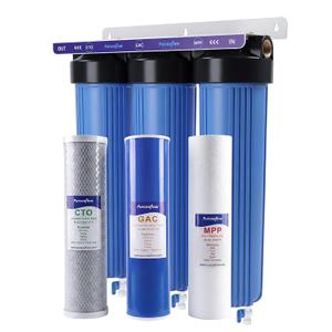 Dual Carbon 3-Stage Whole House Water Filter System (EXP 12/01/36)