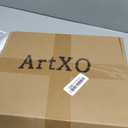 ArtXO 8"x10" Picture Frame Wooden, Display Pictures5 x7 with Mat or 8"x10" Without Mat,Gold Bamboo Poster Frames,Hanging Photo Frame Wall