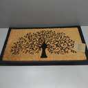 Abbott Collection Tree of Life Coir Doormat with Rubber Border (16x28 L)