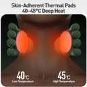 Neck Massager with Heat, Electric Shiatsu Neck and Shoulder Massager with Fingers - Use 5V/2A Standard USB Charger Only