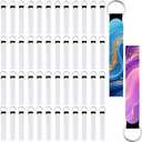50 Pieces Sublimation Blank Wristlet Lanyards with Lipstick Holder Keychains, Blank Neoprene Wristlet Lanyards Strap for Heat Transfer Craft DIY