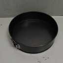 HIWARE 9 Inch Non-stick Cheesecake Pan Springform Pan with Removable Bottom/Leakproof - Black