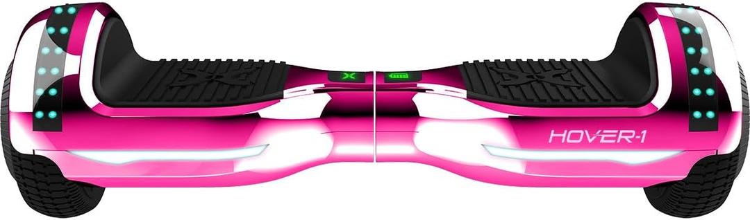 Hover-1 Matrix Electric Self-Balancing Hoverboard with 6.5 LED Tires, Color-Changing Fender Lights, Dual 150W Motors, 7 mph Max Speed, and 3 Miles Max Range (Pink)