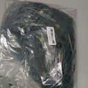 AVOIN colorlife Soft Plush Faux Fur Christmas Tree Skirt 48 Inch, Jacquard Green Xmas Star Pine Trees Winter Holiday Mat Decoration