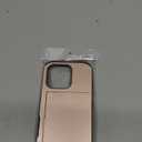 ATRAING Compatible with iPhone 16 Pro Case with Card Holder Dual Layer Heavy Duty Protective Shockproof Hidden Card Slot Slim Wallet Phone Cover for 16 Pro for Women&Men 6.3 inch Rosegold