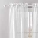 RYB HOME Small Window Curtain Rod Short, Easy Hanging Kitchen Drapery Rod with Mounting Set Ivy Pattern Ball Finials for Living Room Bedroom Bathroom, 28 to 48", White, 1 inch Diameter