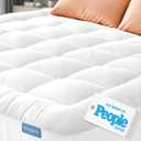 Niagara Sleep Solution Ultra Soft & Cooling Mattress Topper - Full XL Size | Rayon Derived from Bamboo, Pillow Top Mattress Pad, 20" Deep Pocket, Back Pain Relief, Perfect for Hot Sleepers, White