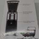 Aromaster Coffee Bean Grinder with 48 Gind Settings, Conical Burr Coffee Grinder for Home Use,Stainless Steel,40 Seconds Adjustable Timer,Anti-static,Easy to Clean with Brush (Silver)