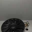 Wheel Hubcap, Black,1 pcs, 20.12 in
