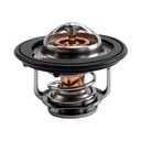 Car Thermostat, Auto Engine Coolant Thermostats, High Performance Car Thermostat Replacement Accessories for CRV Civic CRZ, Replaces OEM#19301-PAA-306, 19301-RNA-315(Sliver)