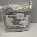 FantasDecor 2 Piece Chair Sofa Covers Velvet for Living Room Slipcovers With Individual Cushion Elastic Furniture Protector For Pets, Machine Washable, Armchair, Gray