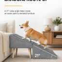 Dog Ramp Ottoman with Storage for Small Dogs,Dog Stairs for Couch
