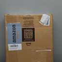 Mayfair Bennett Toilet Seat with Brushed Nickel Hinges, Slow Close Wood Seat, Secure Metal Hinges, Easy Install, Elongated, White