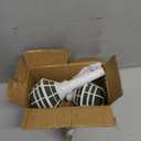Arlai Bridal Wedding Bouquet Holder Decoration Flower Foam Handle, Box of 2 (White and Green)