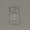 TORRAS Crystal Clear for iPhone 16 Pro Case Magnetic Stand,[Compatible with MagSafe][Flexible Stable Stand]Mil-Grade Protection Transparent Slim Anti-Yellowing Anti-Scratch Ring Kickstand 6.3", Ostand