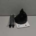 Toilet Plunger with Holder, Plunger with Unique Holder for 5.7-inch Toilet Drain, Plungers for Bathroom with Holder, Toilet Plunger Heavy Duty (1, Black)