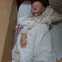 Reborn Baby Dolls, 22Inch Realistic Sleeping Girl Reborn Baby Doll with Feeding Toy, Gift for Kids Age 3+