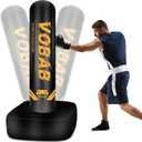 70" Freestanding Heavy Punching Bag with Stand for Adults Teens, Adjustable Standing Punch Bag for Men Women, Ideal for Boxing, MMA, Thai Fitness, and Home Training Workouts