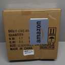 Fultyle Round Side Table, Small Drink Table for Small Spaces, Modern Accent End Table Nightstand with Solid Wood Leg for Living Room, Bedroom, Corners, and Office (White)