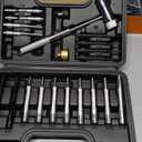 BESTNULE Punch Set, Pin Punches, Punch Tool, Roll Pin Punch Set, Made of High Quality Metal Material Including Punches and Hammer, Mechanical Repair Tool, with Organizer Storage Box (with Bench Block)