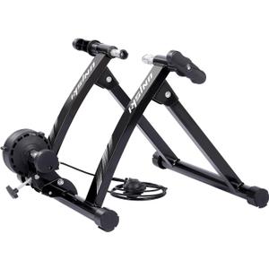 Unisky Bike Trainer Stand Indoor Bicycle Stand with Noise Reduction Magnetic Stationary Stand fits for 26-28inch, 700C Wheel (Black-57)