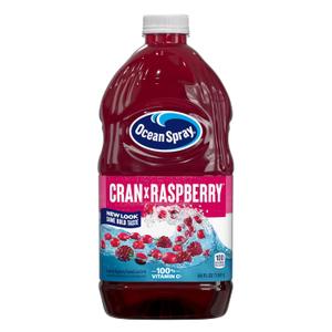 Ocean Spray Cran-Raspberry Cranberry Raspberry Juice Drink, 64 Ounce Bottles (Pack of 8), BBD 10/18/2026