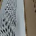 Baseboarders Basic Series 6 ft (72 in) Galvanized Steel Easy Slip-On Baseboard Heater Cover, Rust Resistant, White, for Hydronic Hot-Water Systems