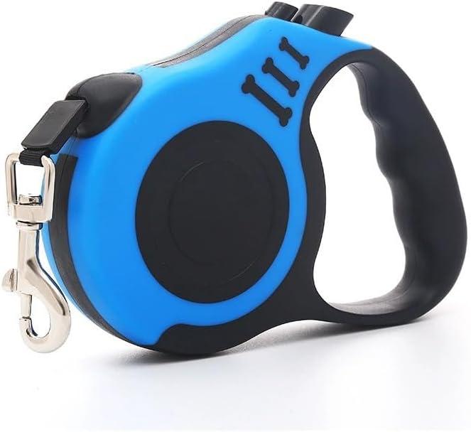 Retractable Dog Leash 16.5FT Multi-Functional Comfortable Pet Handle Rope Strong Heavy Duty Leashes for Pet Training Walking (3M/10FT, Dark Blue)