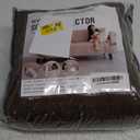Reversible Couch Cover for 3 Cushion Couch Sofa Cover Washable for Pet Friendly with Elastic Straps Water Repellent(Sofa, Chocolate/Beige)