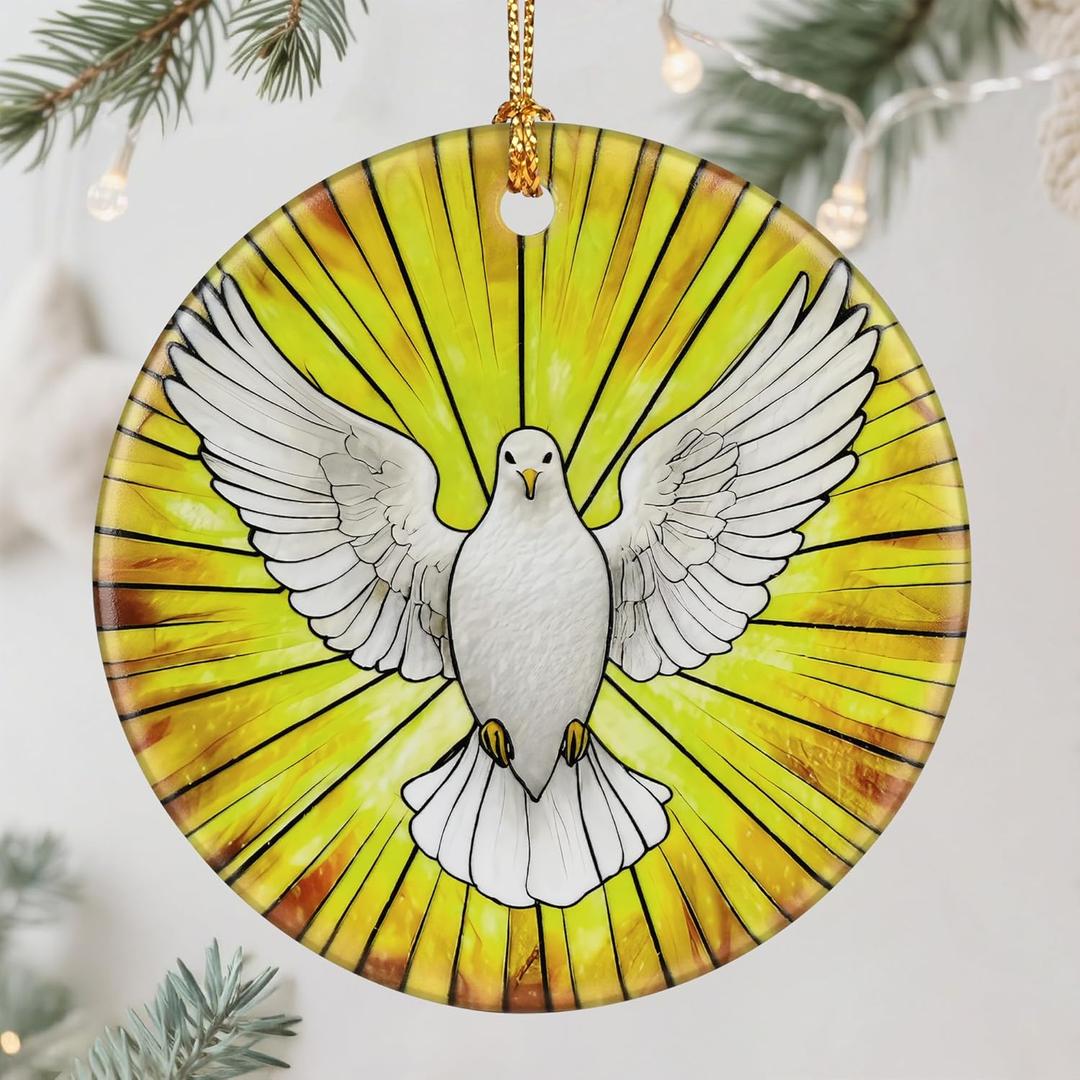 Dove Ornament  Christmas Ornament, Christmas Tree Decor, & Religious Home Decor | Dove Lover Gift, Christian Gifts for Women