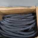Wiseflow Garden Hose 150FT x 5/8", Heavy Duty Rubber Hose, Water Hose with Five Layered Braiding, Male Female Fittings, 1000PSI Burst, 300PSI Working for Yard, Car Wash, Pets (Black)