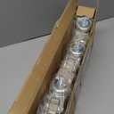 Finnhomy Caster Wheels 3 Inch Set of 4 Heavy Duty Threaded Stem Casters 1/2"-13x1-1/2 Swivel Rubber Industrial Castors Locking Wheels for Wire Shelving/Furniture/Carts Load Bearing 720 Lbs Gray