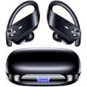 Hybrid Active Noise Cancelling Wireless Ear Buds 80 Hrs Playtime Hi-Res Stereo Quality Bluetooth Earbuds with Transparency Mode Headphones Bluetooth Earhooks ANC Earphones for Work Sports Travel