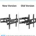 MOUNTUP TV Wall Mount for Most 26-65 Inch Flat/Curved TVs, Full Motion TV Mount Fit 16" Wood Stud, Wall Mount TVs Bracket with Dual Swivel Articulating Arm Max VESA 400x400mm up to 99 LBS