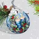Christmas Ornaments, Jocidea Christmas Decorations for Tree, Christmas Tree Ornaments, Christmas Keepsake Gifts - Candle