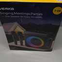 Karaoke Machine with 2 Wireless Rechargeable Microphones: Portable Bluetooth Speaker for Adults & Kids - PA System with Lights Supports TWS/TF Card/USB/AUX for Home Party