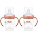 NUK Perfect Match Learner Cup, 5 oz, 2 pack – Soft Spout, EasyGrip Handles, BPA Free, Spill Proof Transition Sippy Cup