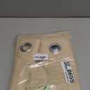 NICETOWN Thermal Insulated Grommet Room Darkening Curtains/Draperies/Panels for Bedroom (2 Panels, W42 x L63 inches, Biscotti Beige)