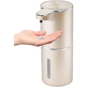 Automatic Liquid Soap Dispenser,4-Level Adjustable, Wall Mount,USB Rechargeable,12.8oz/ 380ml,Touchless Hand & Dish Soap Dispenser for Bathroom, Kitchen,Hotel, Restaurant