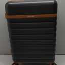 UKEIN Luggage Sets 3 Piece, Carry On Luggage 20In With Spinner Wheels, PC Hard side Suitcase Set with TSA Lock, Durable Carry On Suitcase With Travel Backpack for Men (Black, 3 piece set (20inch))