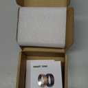 Smart Health Ring for Women Men Fitness Tracker with Heart Rate, Blood Oxygen, Blood Pressure, Sleep Monitoring, Step Counting, IP68 Waterproof for iOS and Android, No APP Fee, Rose Gold 8