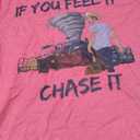 If You Feel It Chase It Tornado T-Shirt Women, 3XL, Pink