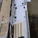 DreamLine Toulon 34 inch W x 72 inch H Frameless Fixed Shower Screen in Matte Black