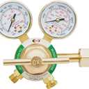 CDL Oxygen and Acetylene Regulator (Oxygen, Brass, Medium Duty)