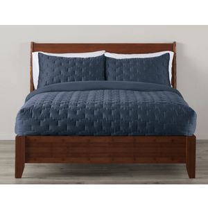 Modavari King Comforter Set 3Pcs Dark Blue GentleSoft, Built to last, all season, bedding, warm yet lightweight, gift choice, machine-washable